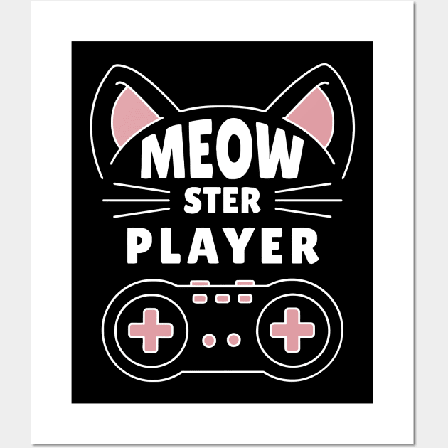 MEOW-ster player Wall Art by XYDstore